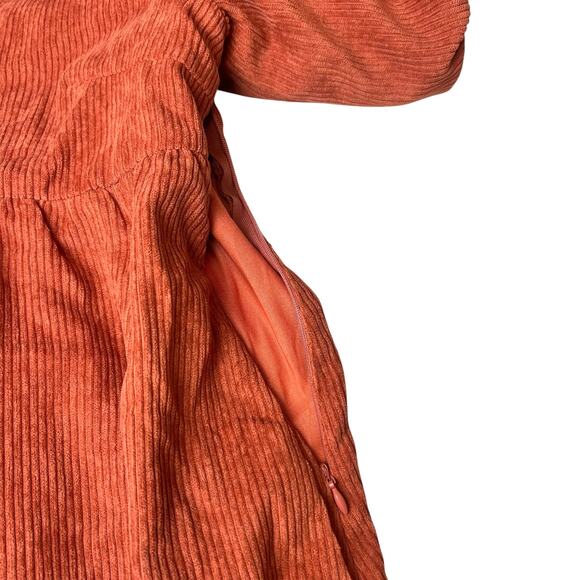 NWT Baltic Born Felipa Ginger Corduroy Puff Sleeve Mini Dress Size 1XL - Picture 7 of 10